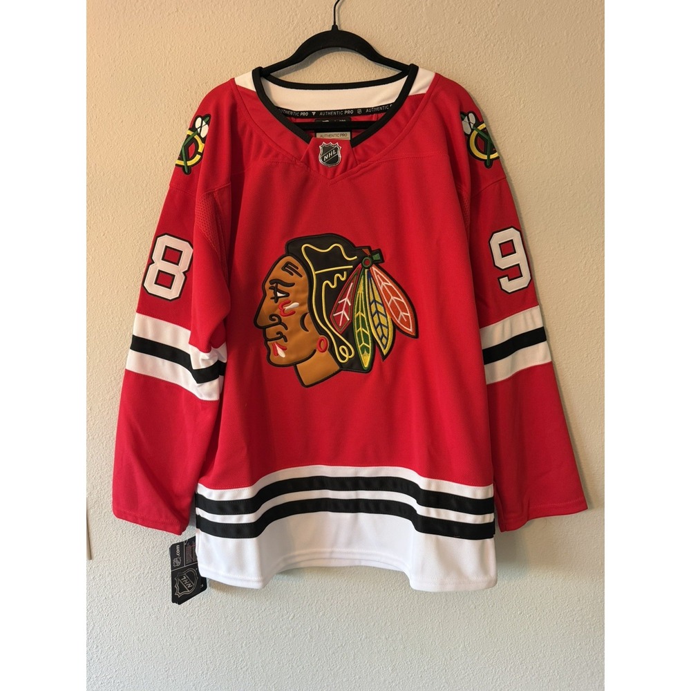 Chicago Blackhawks Fanatics Breakaway Bedard #98 Home Jersey  Hockey Size 52 NWT